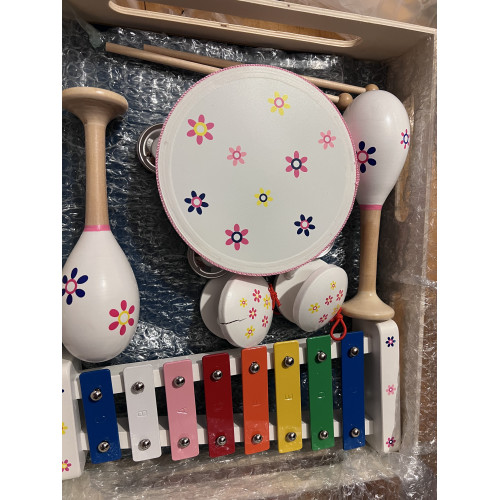 Small Foot Hudební sada Květina - sleva (vybaleno, prasklý 1 kastanět)