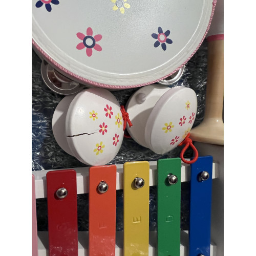 Small Foot Hudební sada Květina - sleva (vybaleno, prasklý 1 kastanět)