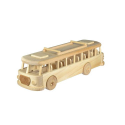 Ceeda Cavity - přírodní dřevěný retro autobus