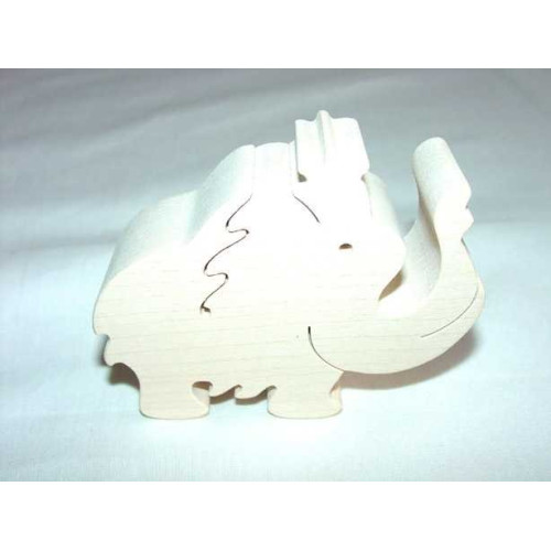 Fauna Dřevěná zvířátko mamut