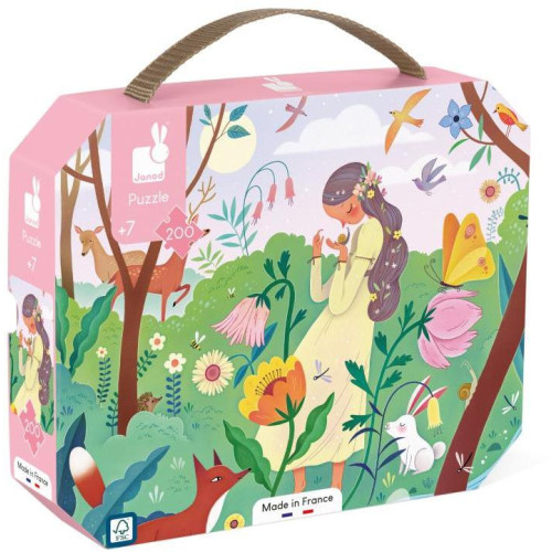Janod Puzzle v kufríku Matka príroda 200 ks