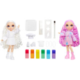 MGA Rainbow High WaterColor & Create panenka - fialové oči