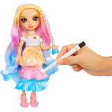 MGA Rainbow High WaterColor & Create panenka - hnědé oči