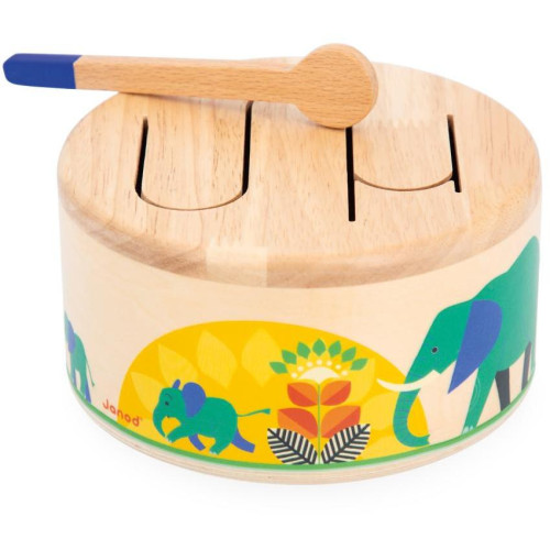 Janod Gioia Drevený hudobný nástroj pre deti Bubon