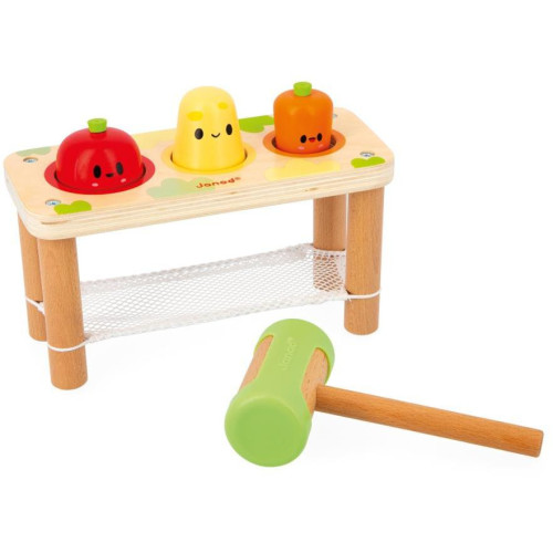 Janod Farm Drevená zatĺkačka zelenina