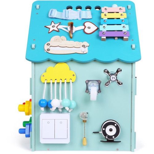 2Kids Toys Activity board Domeček modrý