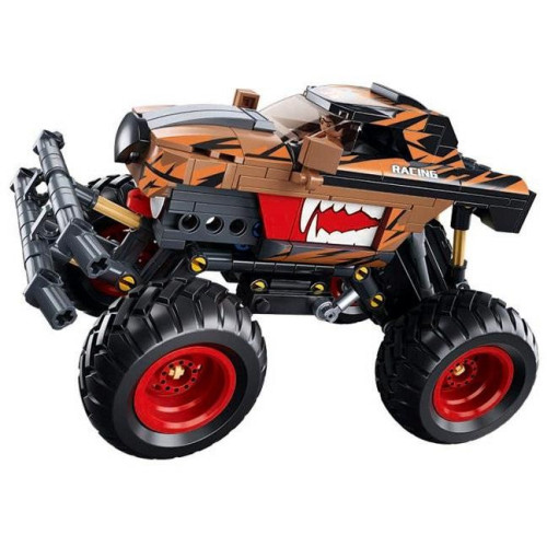 Sluban Power Bricks Natahovací Oranžovo-černý závodní Off-road