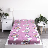 Jerry Fabrics prostěradlo Tlapková patrola PP354 90 × 200