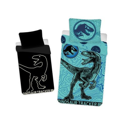 Jerry Fabrics povlečení Jurský svět svítící 140x200 70x90