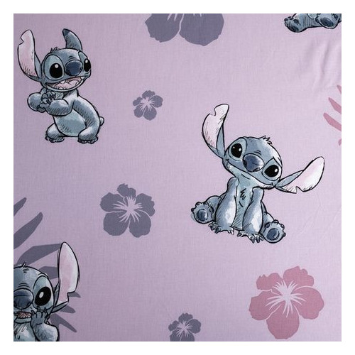 Jerry Fabrics prostěradlo Lilo and Stitch "Pink" 90 × 200
