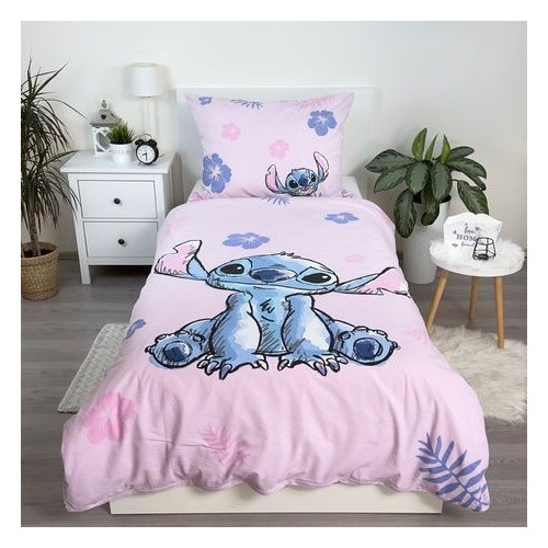 Jerry Fabrics povlečení Lilo and Stitch "Pink" 140x200 70x90