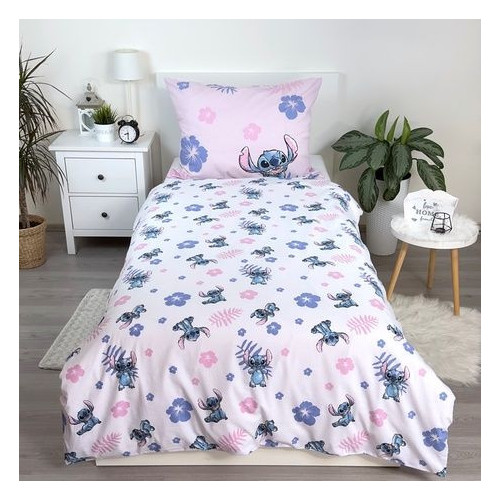 Jerry Fabrics povlečení Lilo and Stitch "Pink" 140x200 70x90