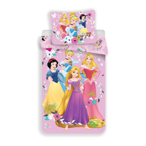 Jerry Fabrics povlečení Princezny "Pink 02" 140x200 70x90