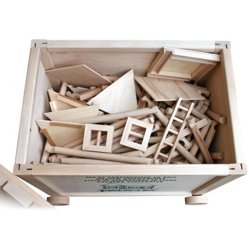 Walachia Dřevěná stavebnice Vario Box 450 dílů