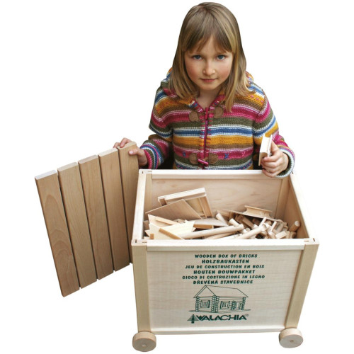 Walachia Dřevěná stavebnice Vario Box 450 dílů