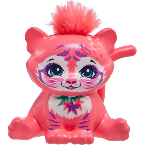 Mattel Enchantimals Sunshine Beach Panenka se zvířátkem Texie Tiger & Sabre