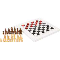 Small Foot Dřevěné šachy a dáma
