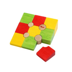 Voila Dřevěné 3D puzzle tvary