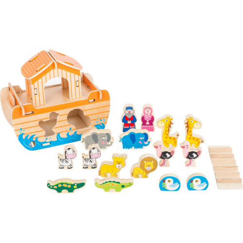 Small Foot Dřevěná vkládačka Noemova archa