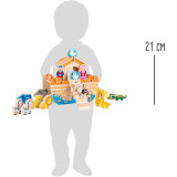 Small Foot Dřevěná vkládačka Noemova archa