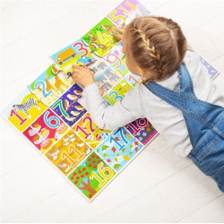 Bigjigs Toys Podlahové puzzle počítání 48 dílků