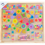 Small Foot Dřevěné korálky květinová louka