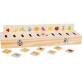 Small Foot Dřevěná motorická vkládačka vzdělávací třídění