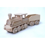 Ceeda Cavity - přírodní dřevěný vláček - Parní lokomotiva