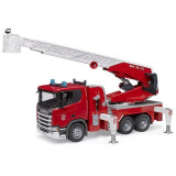 Bruder Hasičské auto Scania s žebříkem