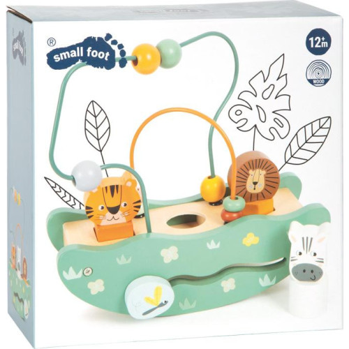 small foot Motorický labyrint s houpačkou Safari