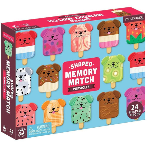 Mudpuppy Dřevěné pexeso pejsci