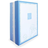 Doudou Dárková sada - plyšový medvídek muchláček s čepičkou