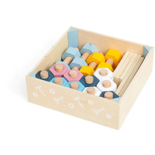 Bigjigs Přepravka matic a šroubů