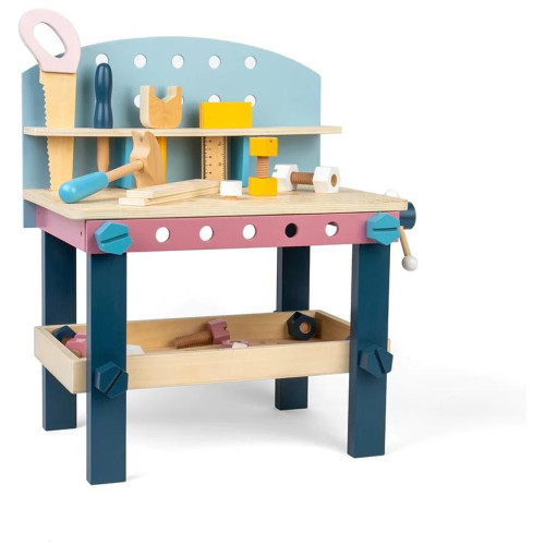 Bigjigs Toys Dětský pracovní stůl s nářadím