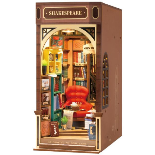 RoboTime Zarážka na knihy miniatura domečku Knihkupectví