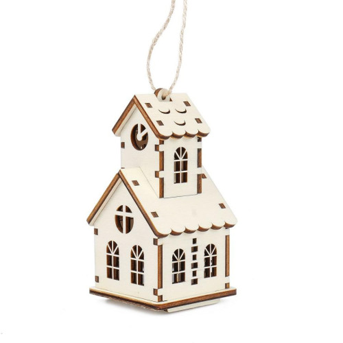 Kúzlo dreva Střední domeček Kostelík s věžičkou