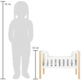 small foot Postýlka pro panenky Little Button