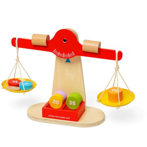 Bigjigs Toys Váha s vyvažovacím závažím