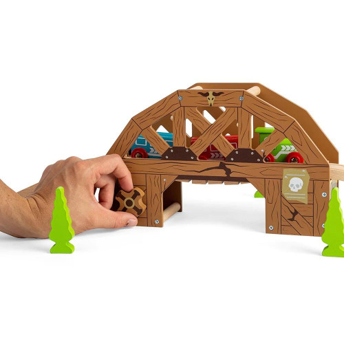 Bigjigs Rail Dřevěný padající most