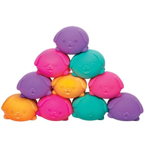 Schylling NeeDoh Mačkací antistresová štěňátka 1 bal (3 ks)