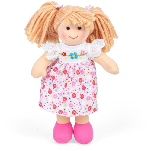 Bigjigs Toys Látková panenka Georgia - malá 25 cm