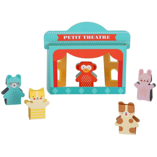 Petit Collage Sada prstového loutkového divadla