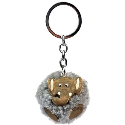 2Kids Toys Dřevěná klíčenka pompon Slon