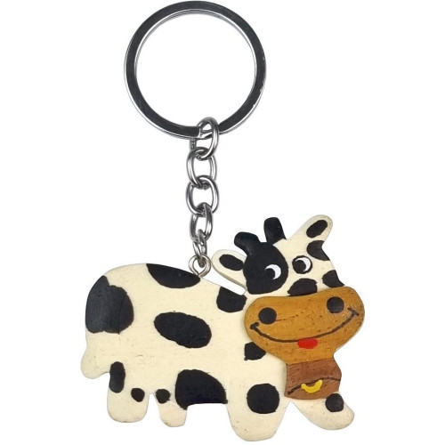 2Kids Toys Dřevěná klíčenka velká Kráva