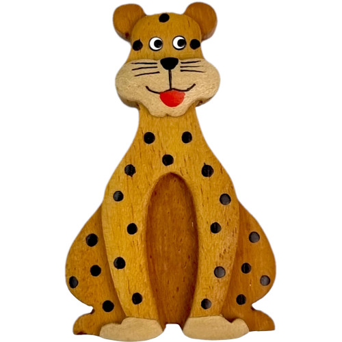 2Kids Toys Dřevěná magnetka velká Leopard