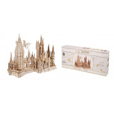 Ugears 3D dřevěné mechanické puzzle Hrad Bradavice, Harry Potter