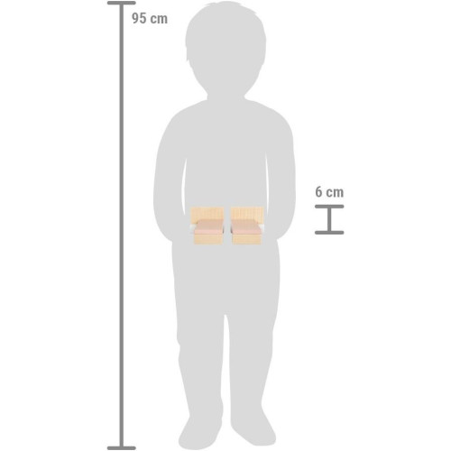 small foot Nábytek do domečku pro panenky Ložnice