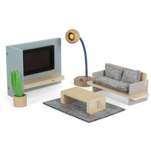 small foot Nábytek do domečku pro panenky Obývací pokoj