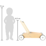 small foot Dětské chodítko šedé