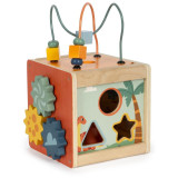 small foot Dřevěná motorická kostka Dino